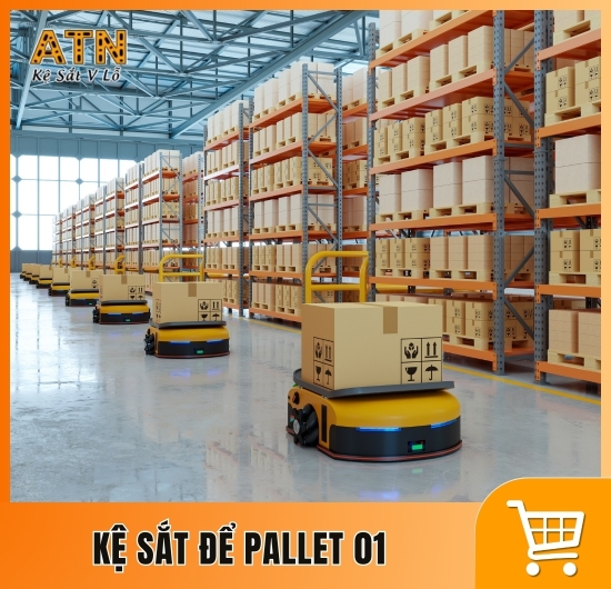 Kệ sắt để Pallet