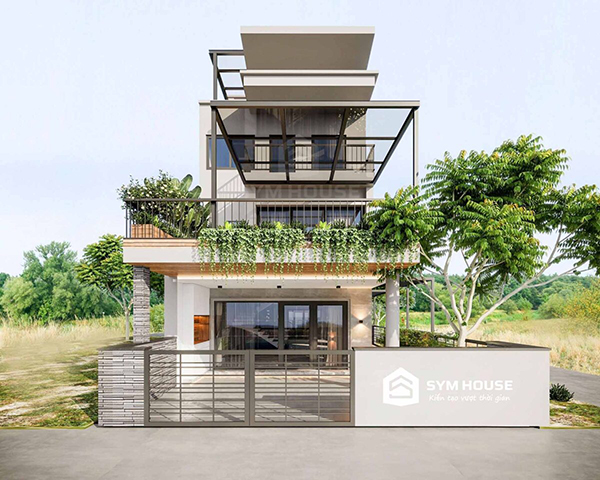 Biệt thự 3 tầng tại Hải Phòng - Xây Dựng Sym House - Công Ty Cổ Phần Xây Dựng Nội Thất Sym House