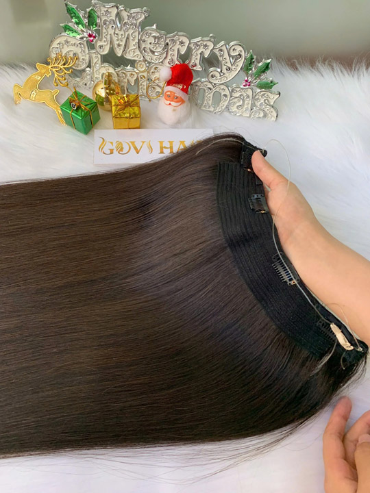 Tóc nối Halo của người Việt