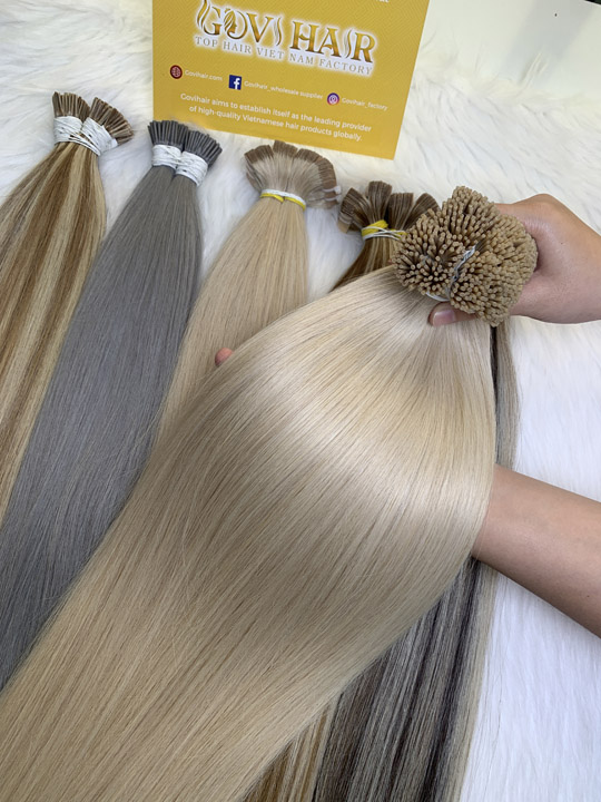 Tóc nối dài kiểu kẹp chữ I của người Việt