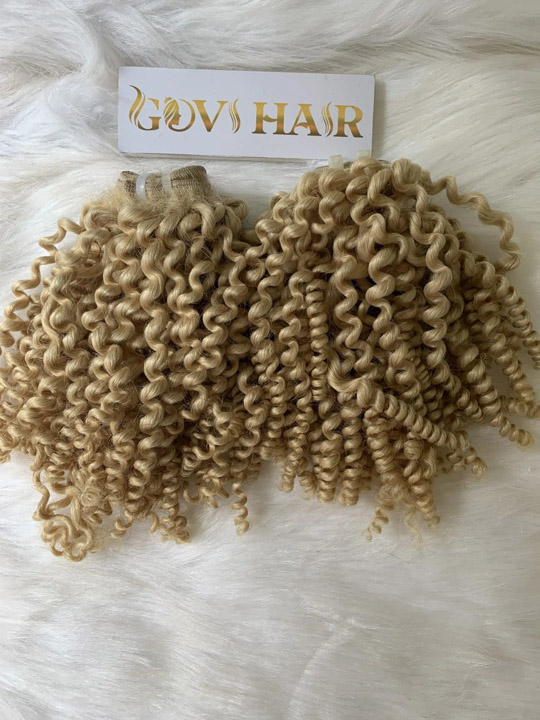 Tóc nối Weft xoăn Kinky