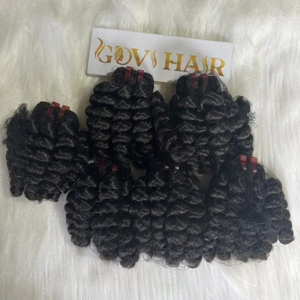 Tóc nối Weft xoăn ngắn