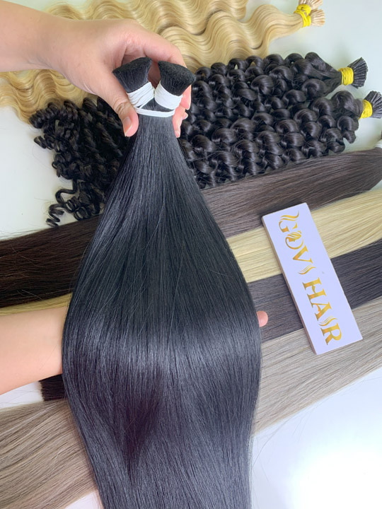 Bộ tóc thô màu đẹp tự nhiên