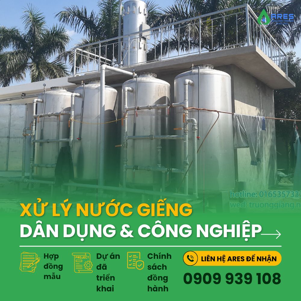 Hệ thống xử lý nước thải khu công nghiệp - Môi Trường ARES - Công Ty Cổ Phần Giải Pháp Môi Trường ARES