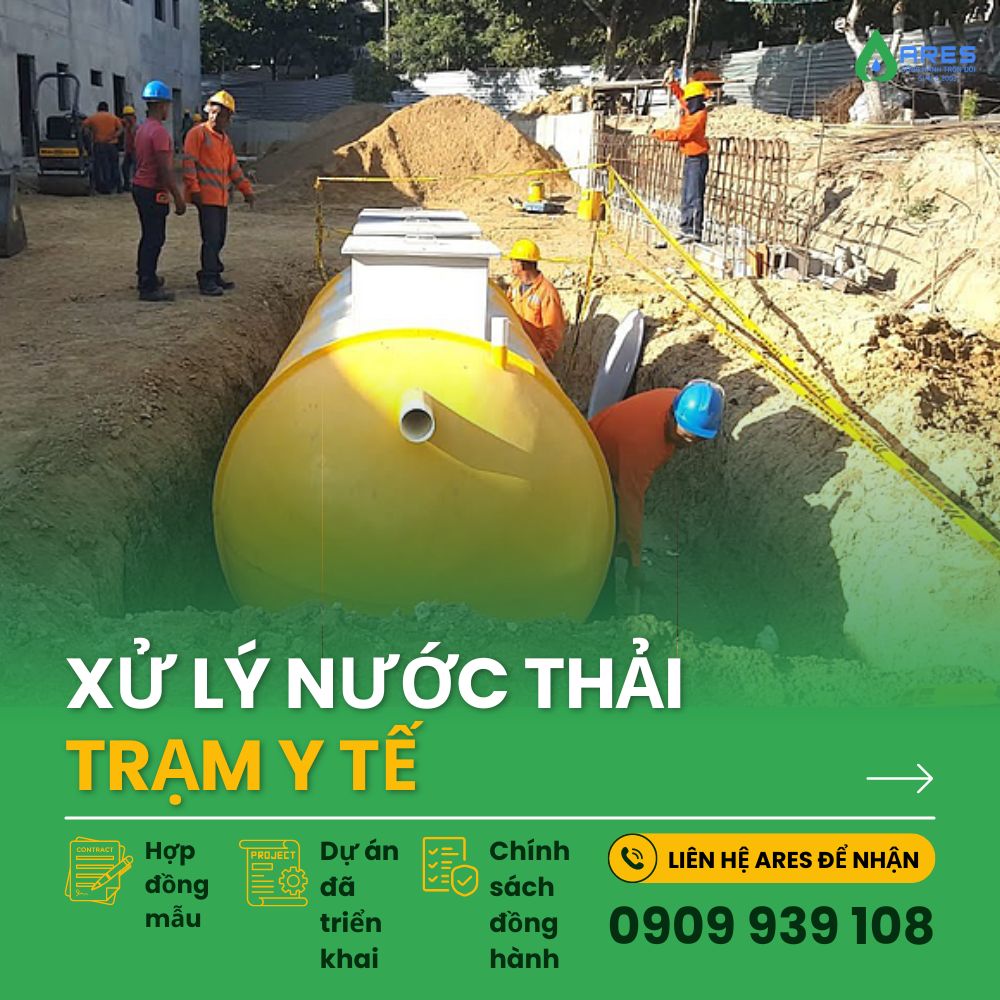 Hệ thống xử lý nước thải trạm y tế - Môi Trường ARES - Công Ty Cổ Phần Giải Pháp Môi Trường ARES