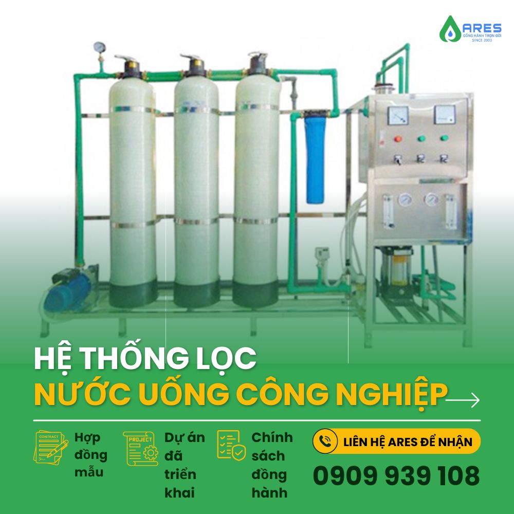 Hệ thống xử lý nước thải khu công nghiệp - Môi Trường ARES - Công Ty Cổ Phần Giải Pháp Môi Trường ARES