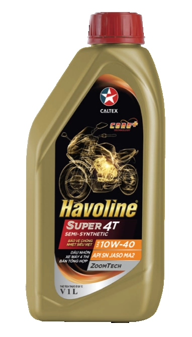 Havoline Super 4T Semi-Synthetic SAE 10W-40