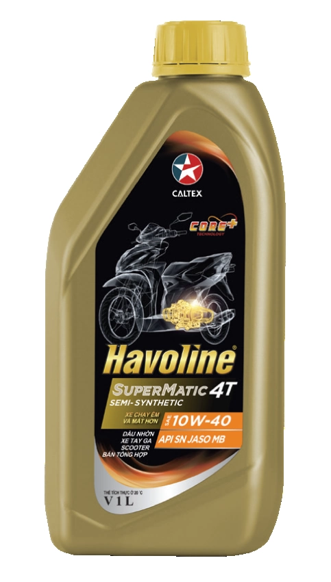 Havoline SuperMatic 4T Semi-Synthetic SAE 10W-40 - Dầu Nhớt Thái Sơn - Công Ty Cổ Phần Dịch Vụ Công Nghiệp Thái Sơn