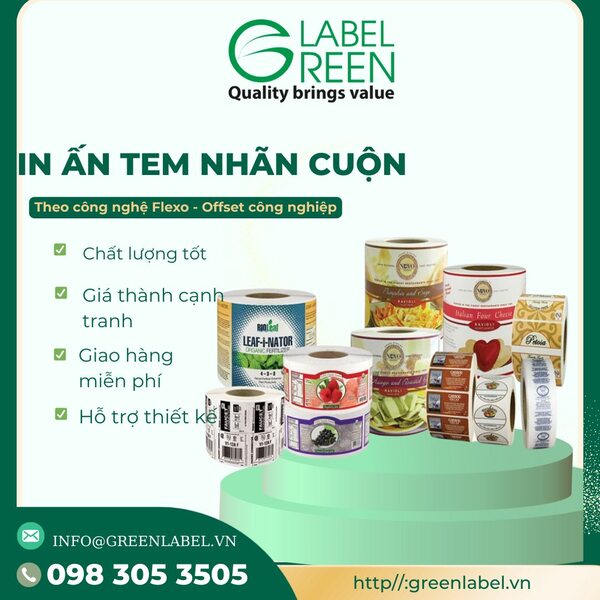 In ấn tem nhãn cuộn