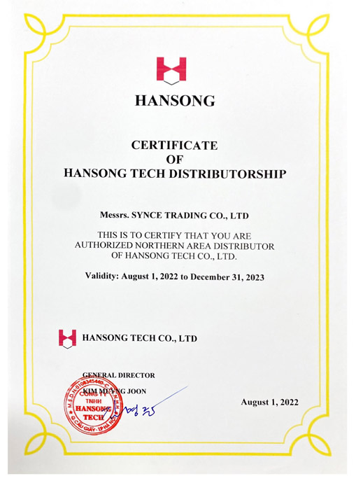 Hãng Hansong (Hàn Quốc) - Dụng Cụ Cắt Gọt Synce - Công Ty TNHH Thương Mại Synce