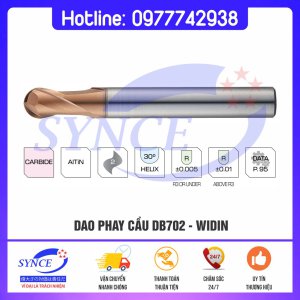 Dao Phay Cầu DB702 Z-Star Series – Widin - Dụng Cụ Cắt Gọt Synce - Công Ty TNHH Thương Mại Synce