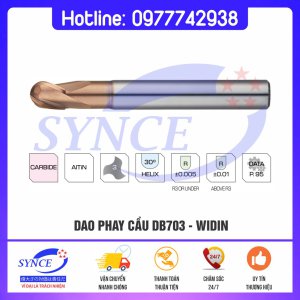 Dao Phay Cầu DB703 Z-Star Series – Widin - Dụng Cụ Cắt Gọt Synce - Công Ty TNHH Thương Mại Synce