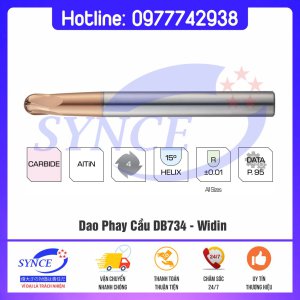 Dao Phay Cầu DB734 Z-Star Series – Widin - Dụng Cụ Cắt Gọt Synce - Công Ty TNHH Thương Mại Synce