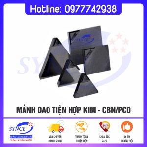 Mảnh dao tiện hợp kim PCD Và CBN - Dụng Cụ Cắt Gọt Synce - Công Ty TNHH Thương Mại Synce