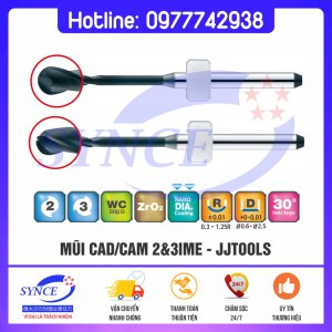 Mũi Cắt Cad/Cam 2&3IME Cho Máy Imes-icore – JJTOOLS - Dụng Cụ Cắt Gọt Synce - Công Ty TNHH Thương Mại Synce