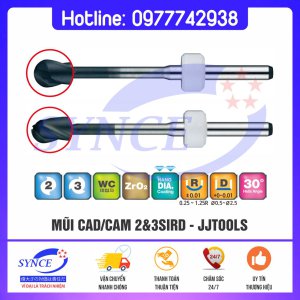 Mũi Cắt Cad/Cam 2&3SIRD Cho Máy Sirona – JJTOOLS - Dụng Cụ Cắt Gọt Synce - Công Ty TNHH Thương Mại Synce