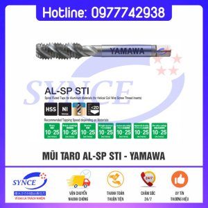 Mũi Taro Ren Cấy Xoắn AL-SP STI Yamawa - Dụng Cụ Cắt Gọt Synce - Công Ty TNHH Thương Mại Synce