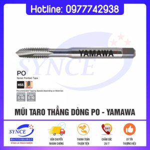 Mũi Taro Thẳng UNC UNF UNS UNEF Dòng PO Yamawa - Dụng Cụ Cắt Gọt Synce - Công Ty TNHH Thương Mại Synce