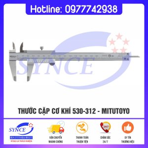 Thước Kẹp Cơ Khí 530-312 0~150mm 0.02mm 0~6in 0.001in – Mitutoyo - Dụng Cụ Cắt Gọt Synce - Công Ty TNHH Thương Mại Synce