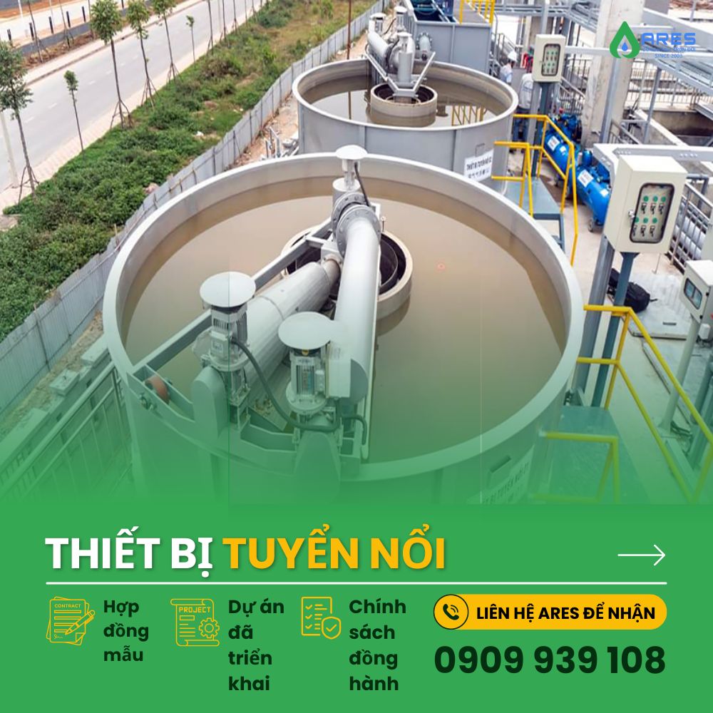 Thiết bị tuyển nổi - Môi Trường ARES - Công Ty Cổ Phần Giải Pháp Môi Trường ARES