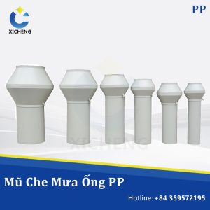 Mũ che mưa ống PP