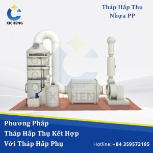 Tháp xử lý khí thải PP