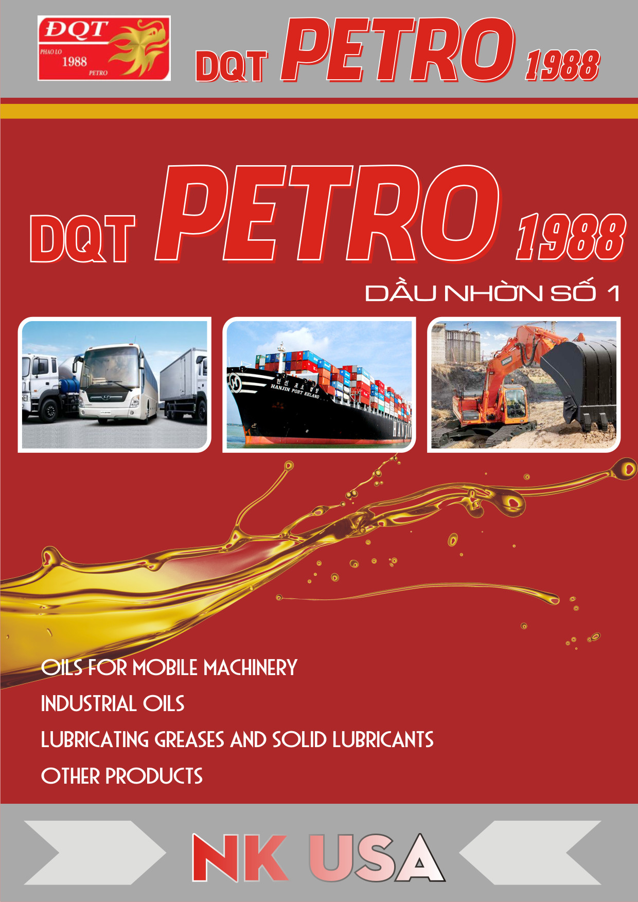 Dầu nhớt DQT Petro - DQT Petro - Công Ty TNHH Sắc Mỹ Nhân