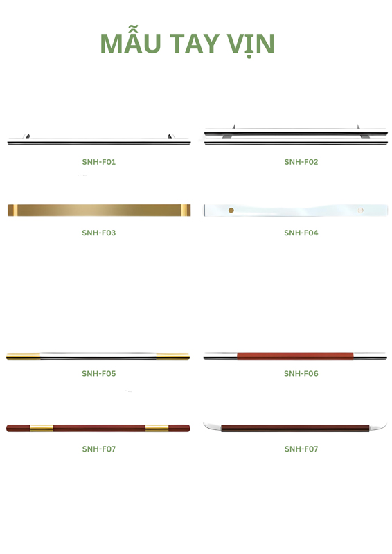 Mẫu tay vịn - Thang Máy Sao Ninh Hoa - Công Ty TNHH Thang Máy Sao Ninh Hoa