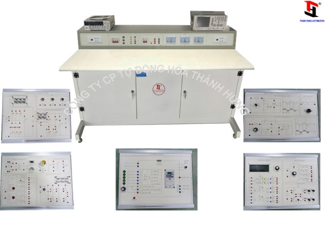 Bàn thực hành biến đổi điện năng điện tử công suất - Thiết Bị Dạy Nghề Thành Hưng - Công Ty Cổ Phần Tự Động Hóa Thành Hưng