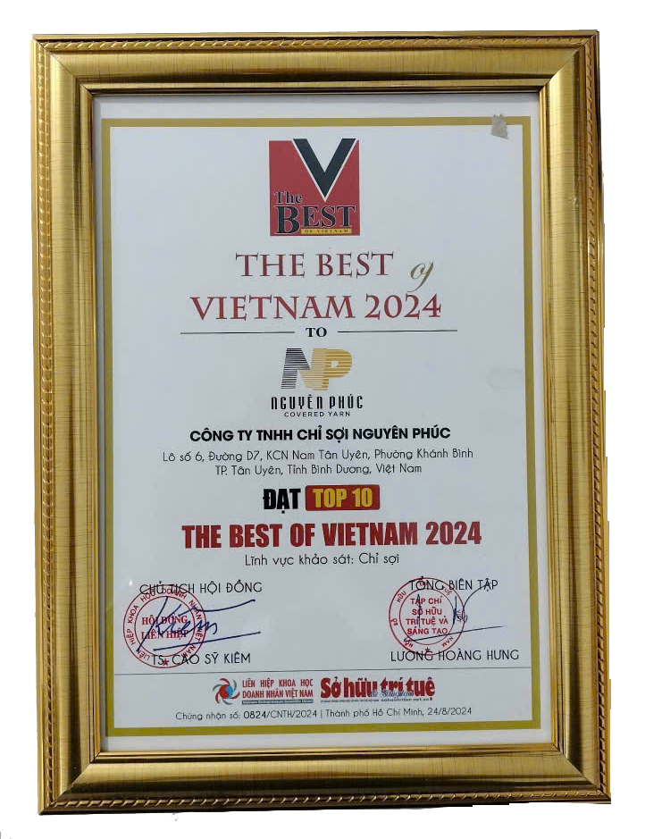 Top 10 the best of Vietnam - Dây Thun Nguyên Phúc - Công Ty TNHH Chỉ Sợi Nguyên Phúc