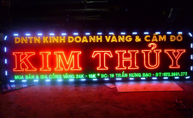 Biển quảng cáo đèn Led - Gia Công Kim Loại Tấm Đẹp 3G - Công ty TNHH MTV Quảng Cáo Truyền Thông Đẹp 3G