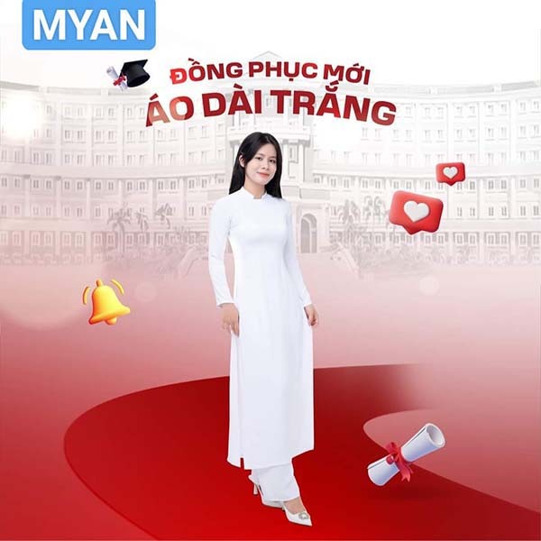 Đồng phục áo dài trắng