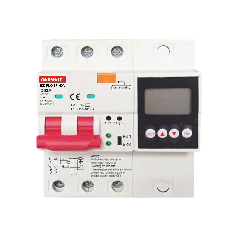 Thiết bị chống sốc điện cách ly 1 pha SEE PRO 1P - 63A