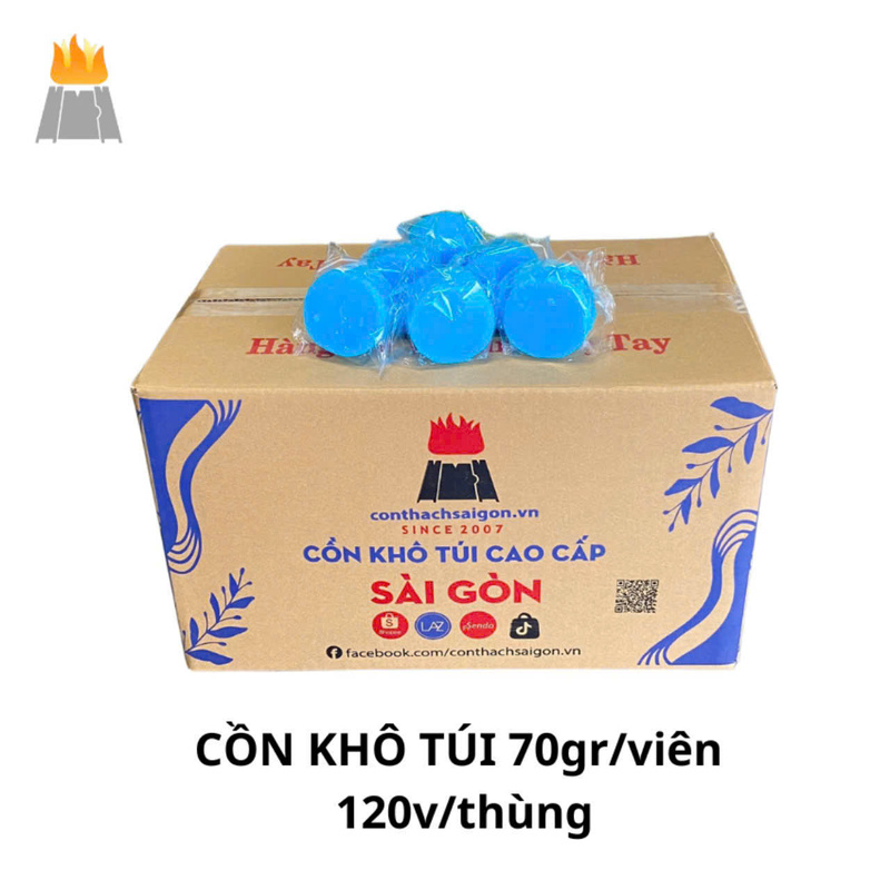 Cồn khô túi 70gr/viên 120 viên/thung