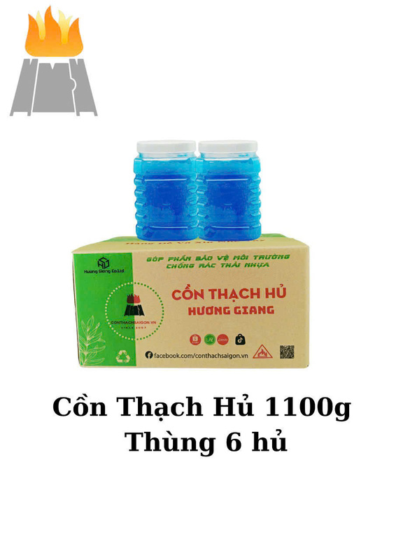 Cồn thạch hũ 1100g thùng 6 hũ