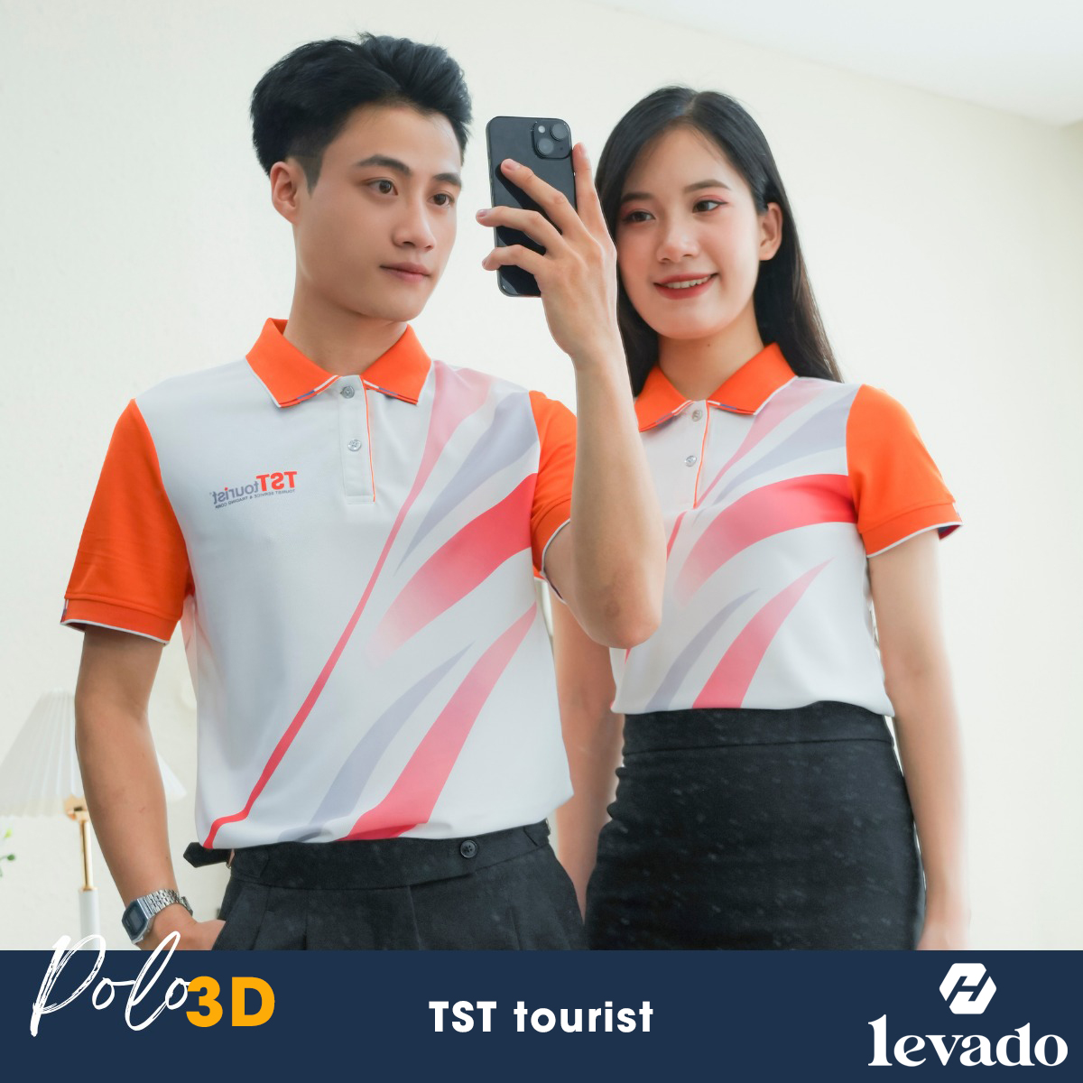 Áo polo in 3D - Đồng Phục Levado Bắc Ninh - Công Ty TNHH Levado Việt Nam