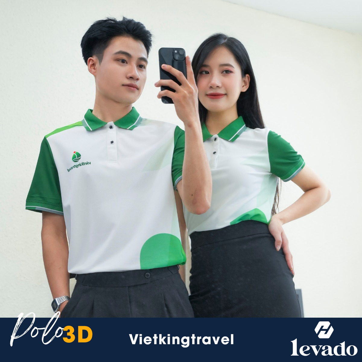 Áo polo in 3D - Đồng Phục Levado Bắc Ninh - Công Ty TNHH Levado Việt Nam