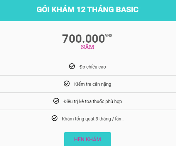 Khám nhi tổng quát