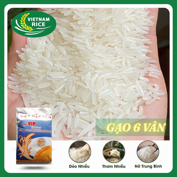 Gạo 6 Vân - Gạo Biên Hòa - Công Ty TNHH Thương Mại Dịch Vụ Nhi Luyến