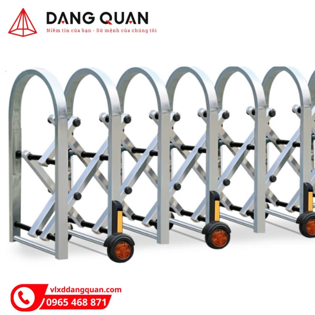 Cổng xếp kéo tay - Công Ty TNHH TM & XNK Đăng Quân