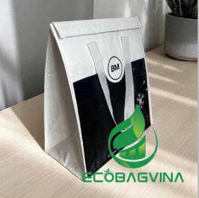 Túi giữ nhiệt vải dệt có tráng dạng khóa dán - Túi Ecobag Vina - Công Ty Cổ Phần Ecobag Vina
