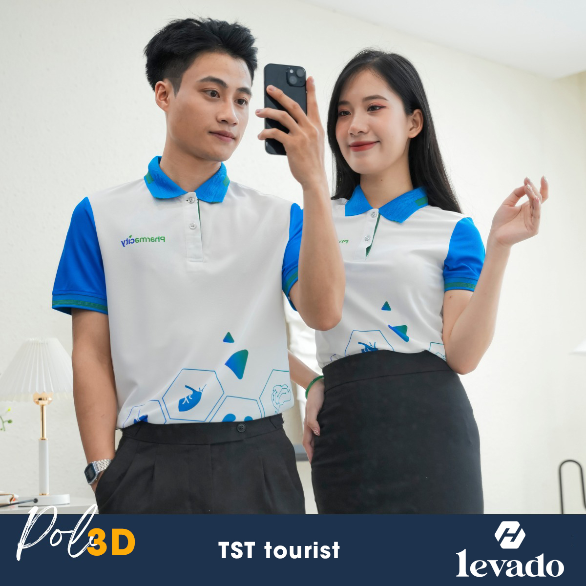 Áo polo in 3D - Đồng Phục Levado Bắc Giang - Công Ty TNHH Levado Việt Nam