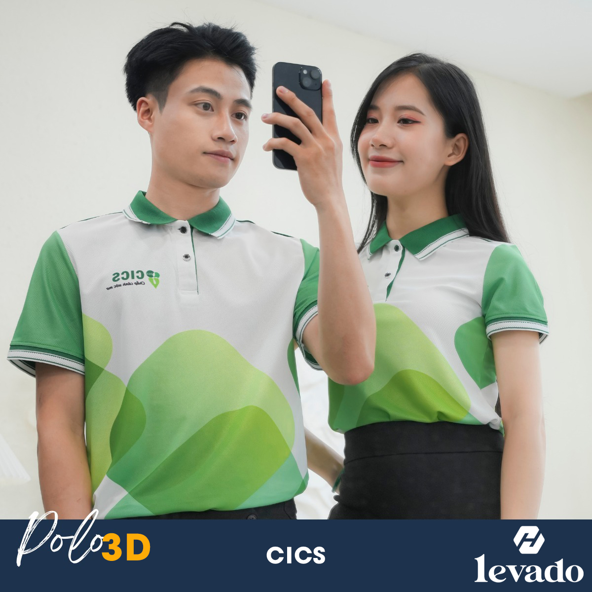 Áo polo in 3D - Đồng Phục Levado Bắc Giang - Công Ty TNHH Levado Việt Nam