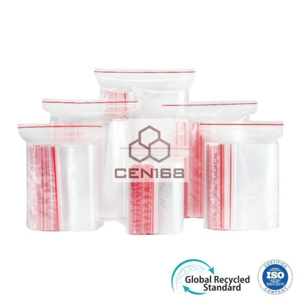 Túi zipper chỉ đỏ