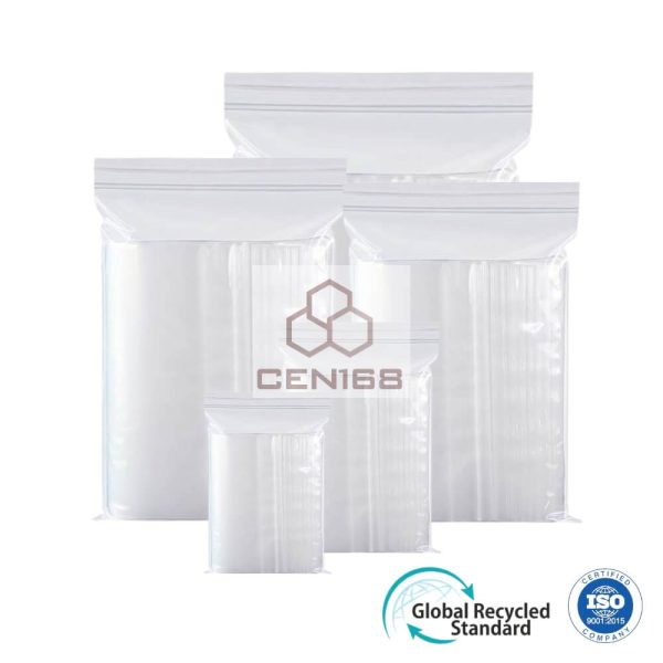 Túi zipper chỉ trắng