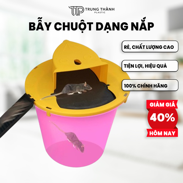 Bẫy chuột dạng nắp xô