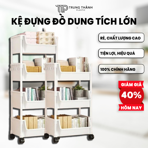Kệ để đồ to có bánh xe