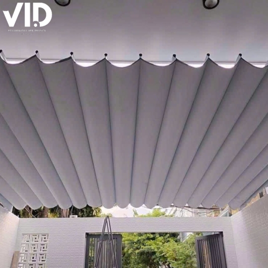 Mái xếp lượn sóng