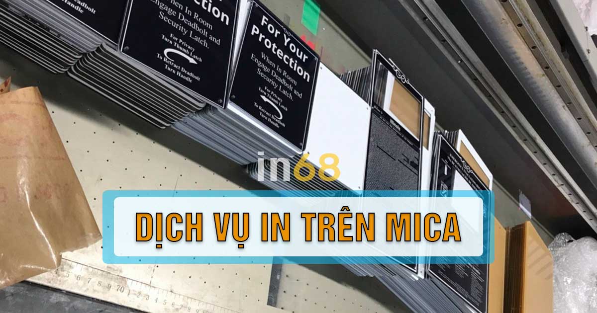 In UV trên mica