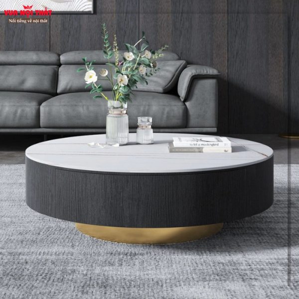 Bàn Sofa tròn mặt đá hiện đại BSF73 - Đồ Nội Thất ASIA - Công ty TNHH Xuất Nhập Khẩu Vua Nội Thất ASIA